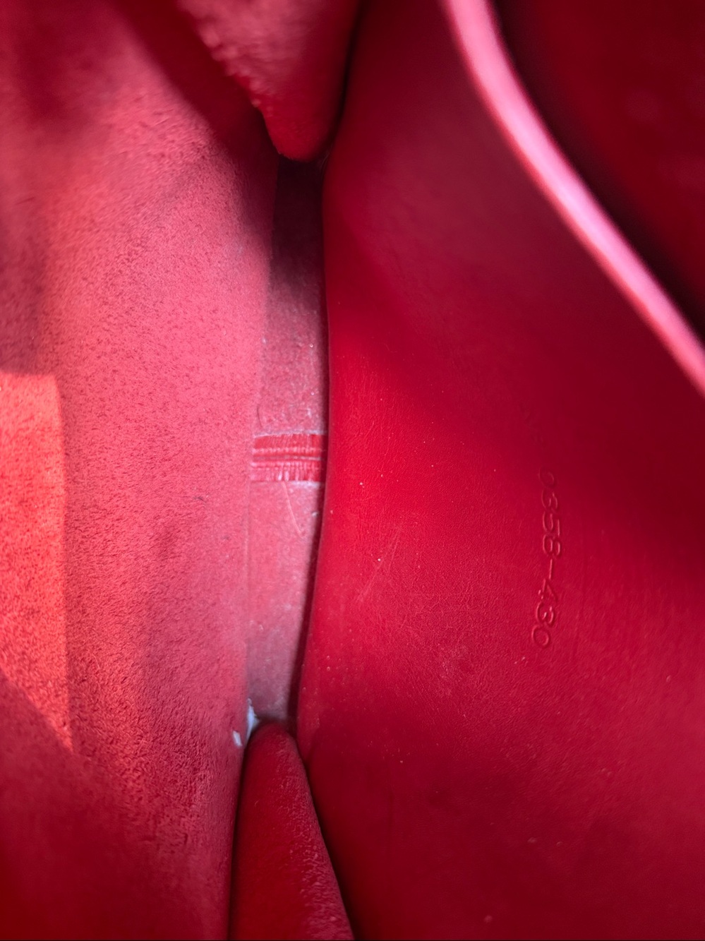 Vintage Red Coach Station bag 5130 - Picture 11 of 12